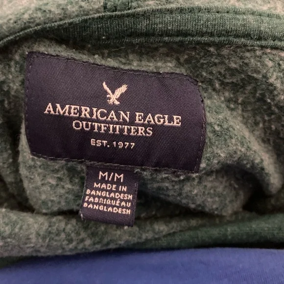 American eagle outfitters women size medium hoodie green - Picture 3 of 10